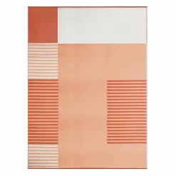 Tapis extérieur terracotta à formes géométriques*IDMarket Hot