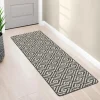 Tapis intérieur gris et blanc 60x180cm*IDMarket New
