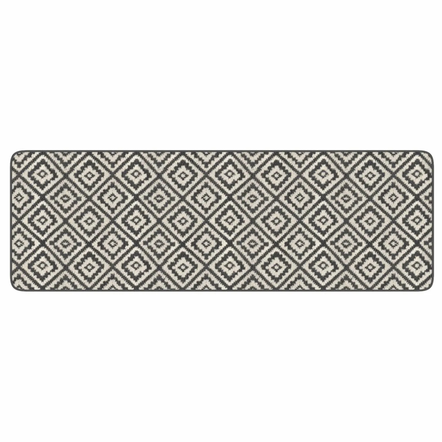 Tapis intérieur gris et blanc 60x180cm*IDMarket New