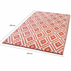Tapis terracota pour extérieur et terrasse*IDMarket
