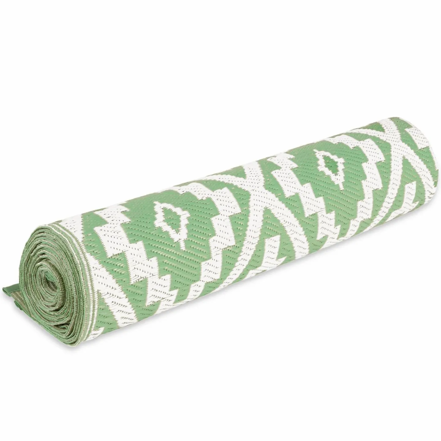 Tapis vert sauge pour terrasse et extérieur*IDMarket Discount