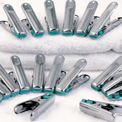 Étendoir à linge pliable avec barre télescopique*IDMarket Sale