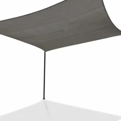 Toile ombrage rectangulaire haute densité gris 4x6 m*IDMarket Hot