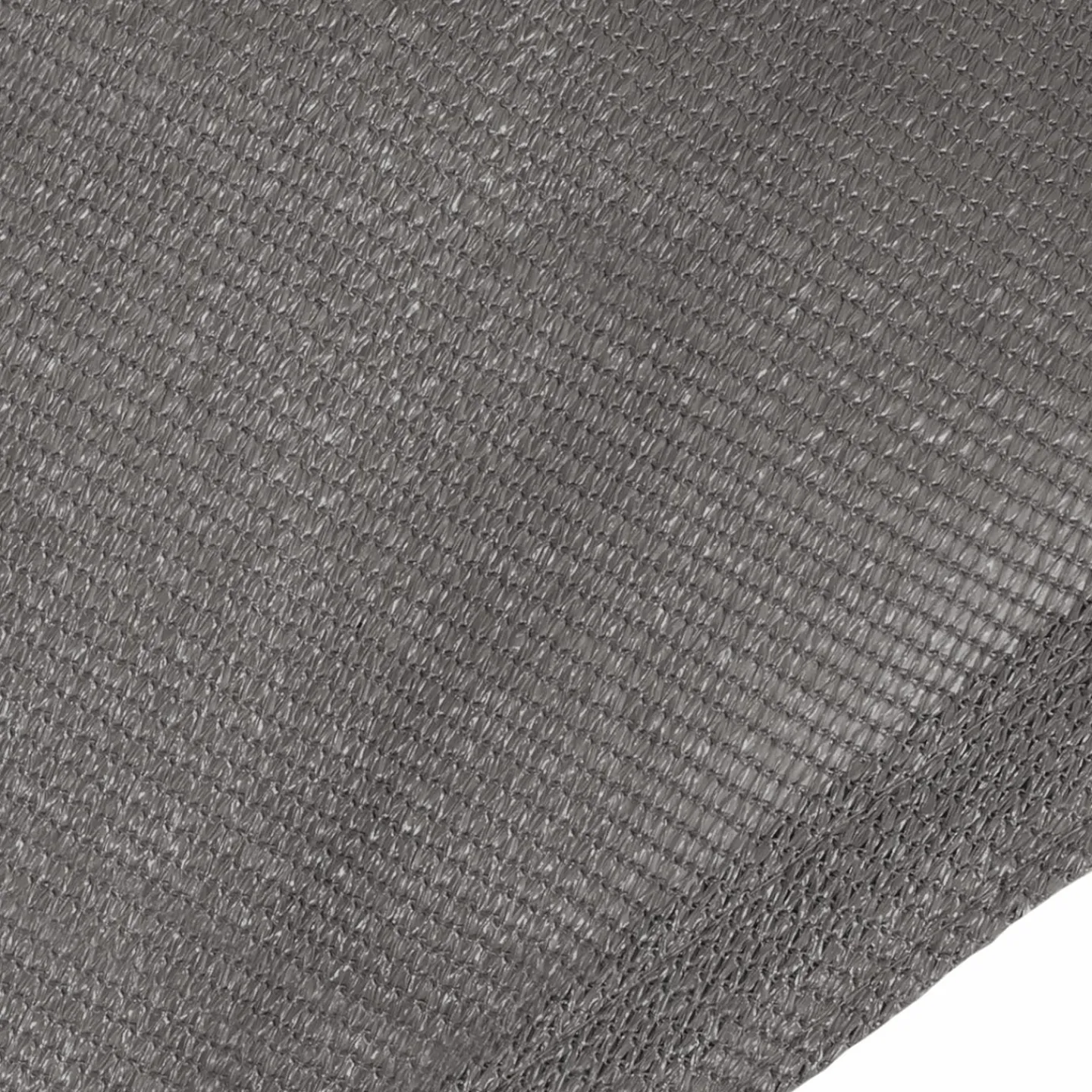 Toile ombrage rectangulaire haute densité grise 3x4 m*IDMarket New