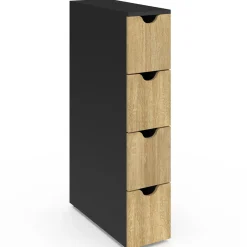 Tour de rangement gain de place sur roulettes*IDMarket