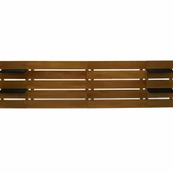 Tête de lit bois vieilli étagères noires 5 larges lattes 240 cm*IDMarket Hot