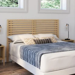 Tête de lit en lattes coloris bois clair 160 cm*IDMarket Best
