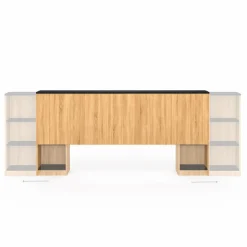 Tête de lit extensible avec chevets coulissants*IDMarket