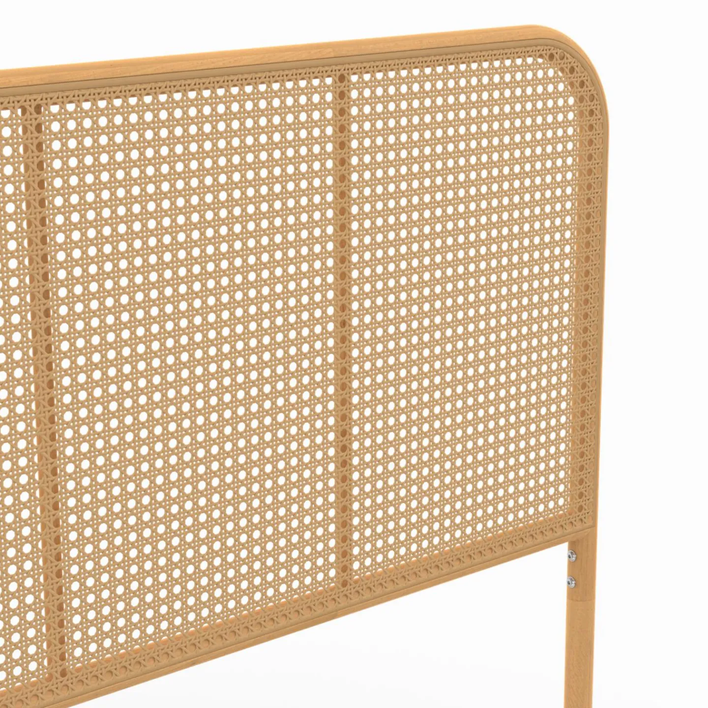 Tête de lit façon cannage 160 cm sur pied*IDMarket Online