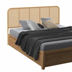 Tête de lit façon cannage 160 cm sur pied*IDMarket Online
