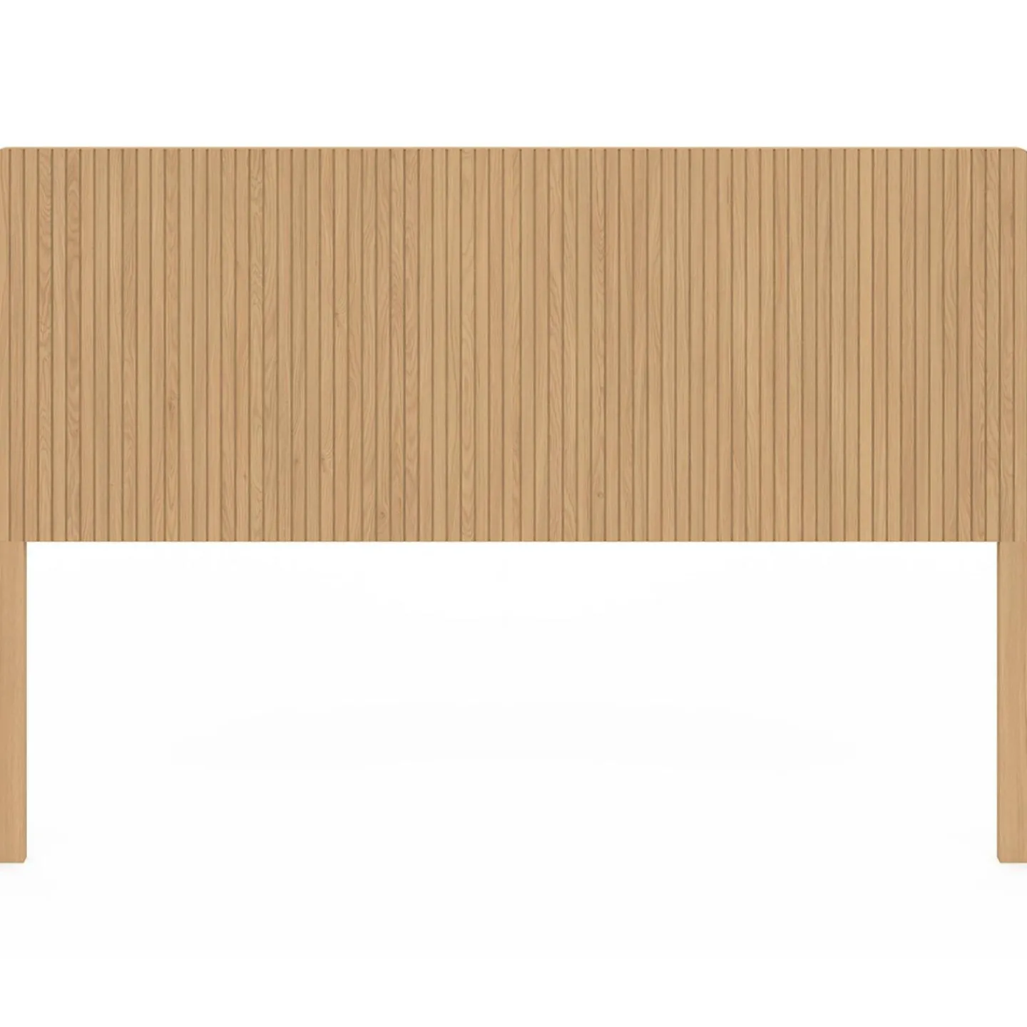 Tête de lit sur pied effet lattes 160 cm*IDMarket Clearance