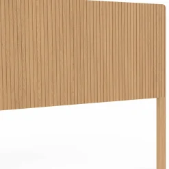 Tête de lit sur pied effet lattes 160 cm*IDMarket Clearance