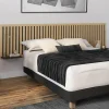 Tête de lit suspendue en lattes verticales*IDMarket Online