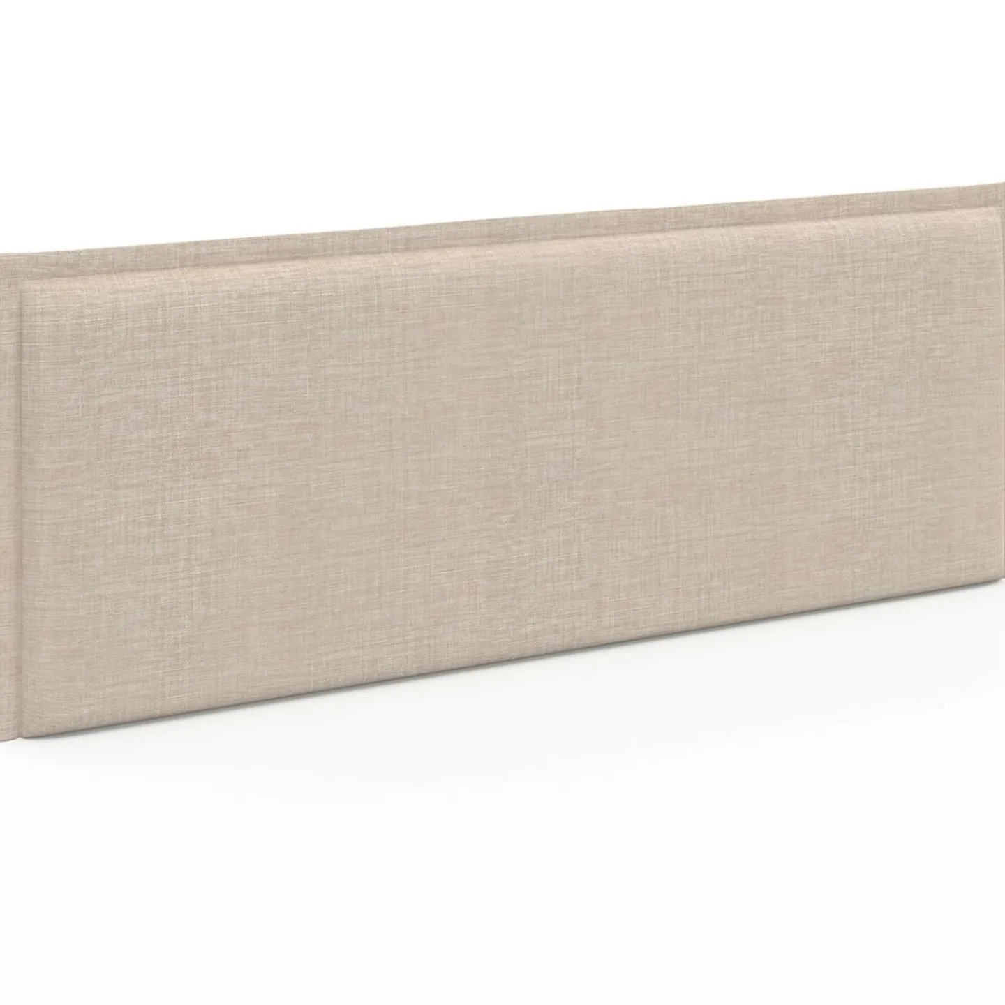 Tête de lit suspendue en tissu lin beige de 160 cm*IDMarket Discount