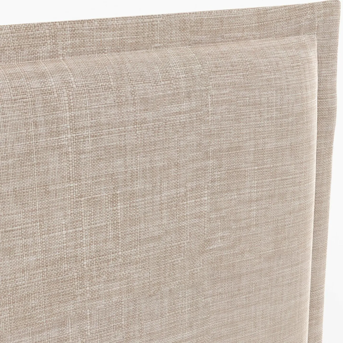 Tête de lit suspendue en tissu lin beige de 160 cm*IDMarket Discount