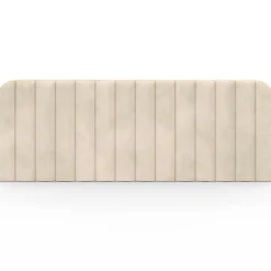 Tête de lit suspendue en velours beige 160 cm*IDMarket