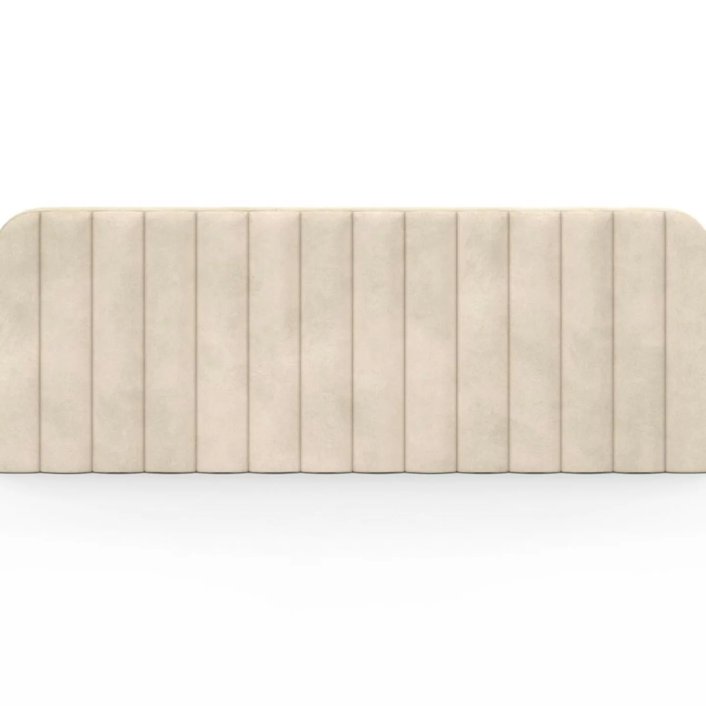 Tête de lit suspendue en velours beige 160 cm*IDMarket