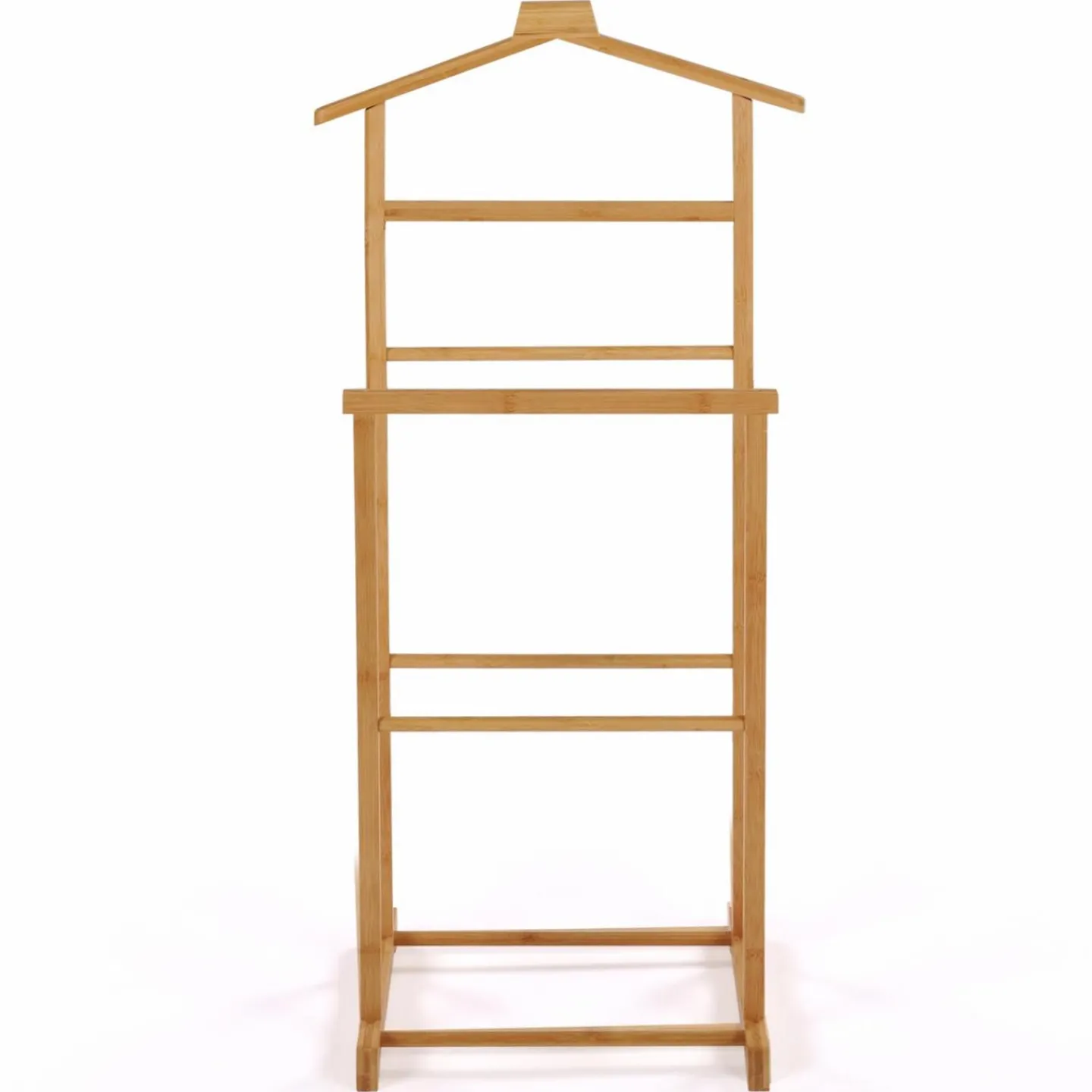 Valet de nuit en bambou portant à vêtements*IDMarket Discount