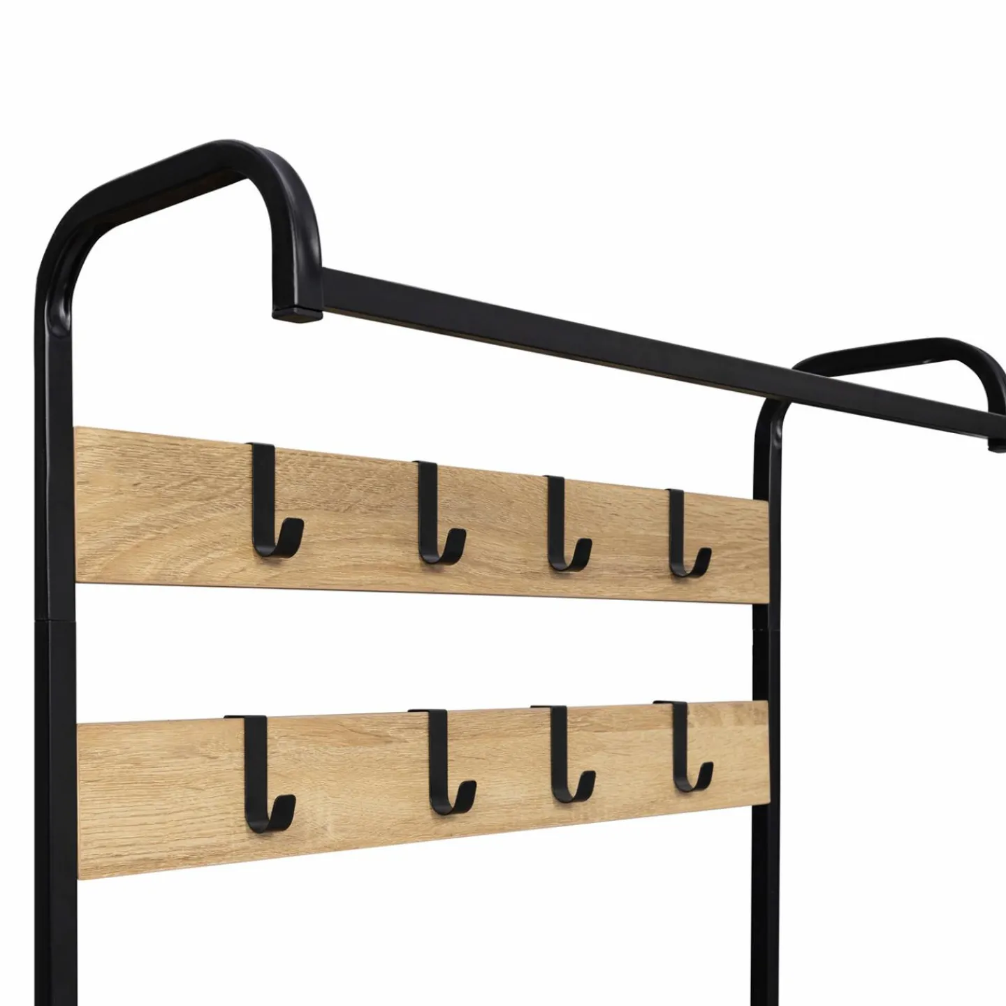 Vestiaire industriel bois et métal noir*IDMarket Hot