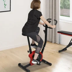 Vélo d'appartement avec écran LCD multifonction*IDMarket Discount